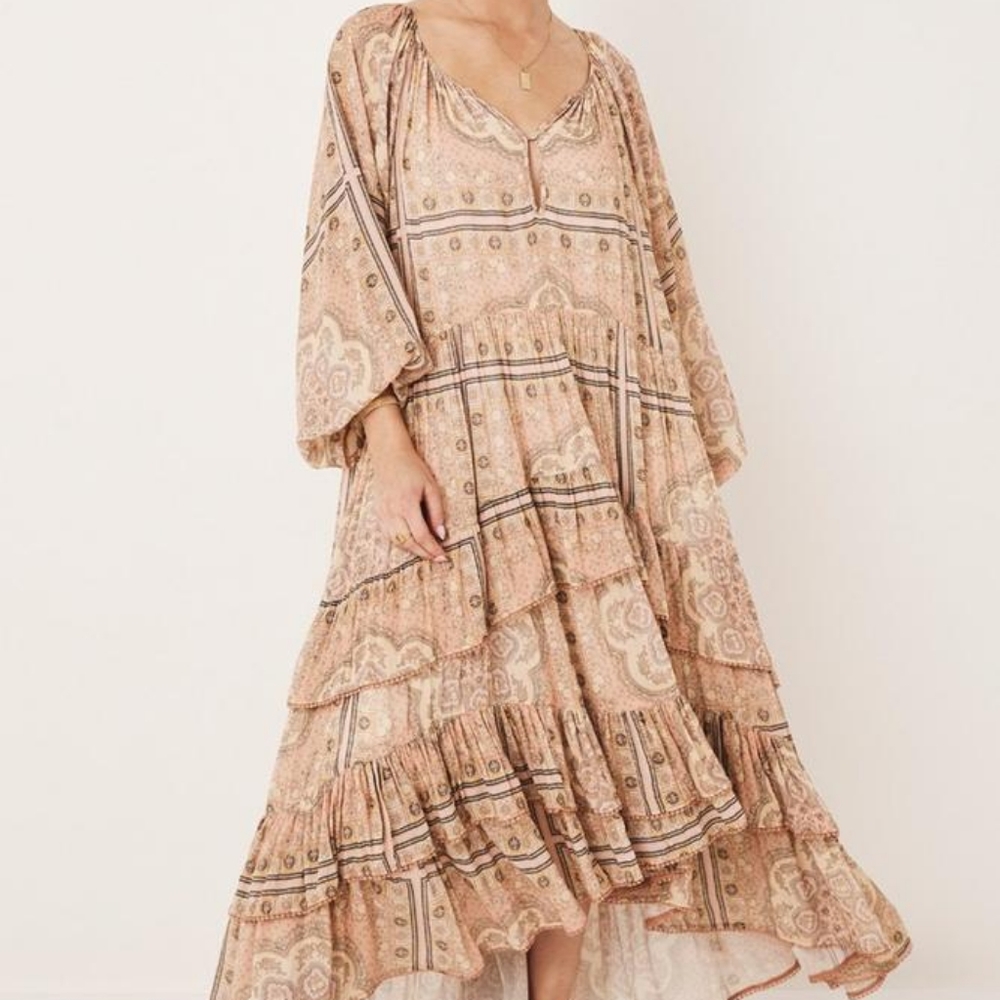 ♡spell rumour print elle gown♡